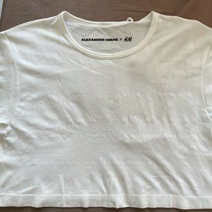 NWT Alexander Wang x H&M White Crop Top